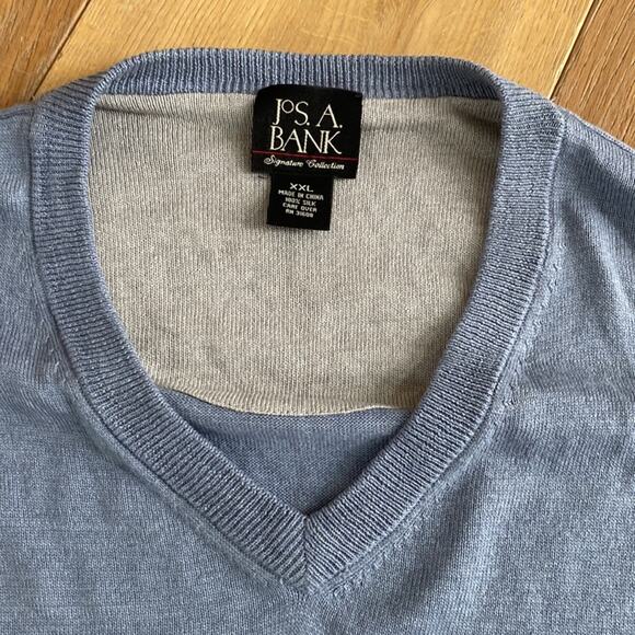 JoS. A. Bank 100% Silk Signature Collection Sweater XXL - Picture 2 of 6